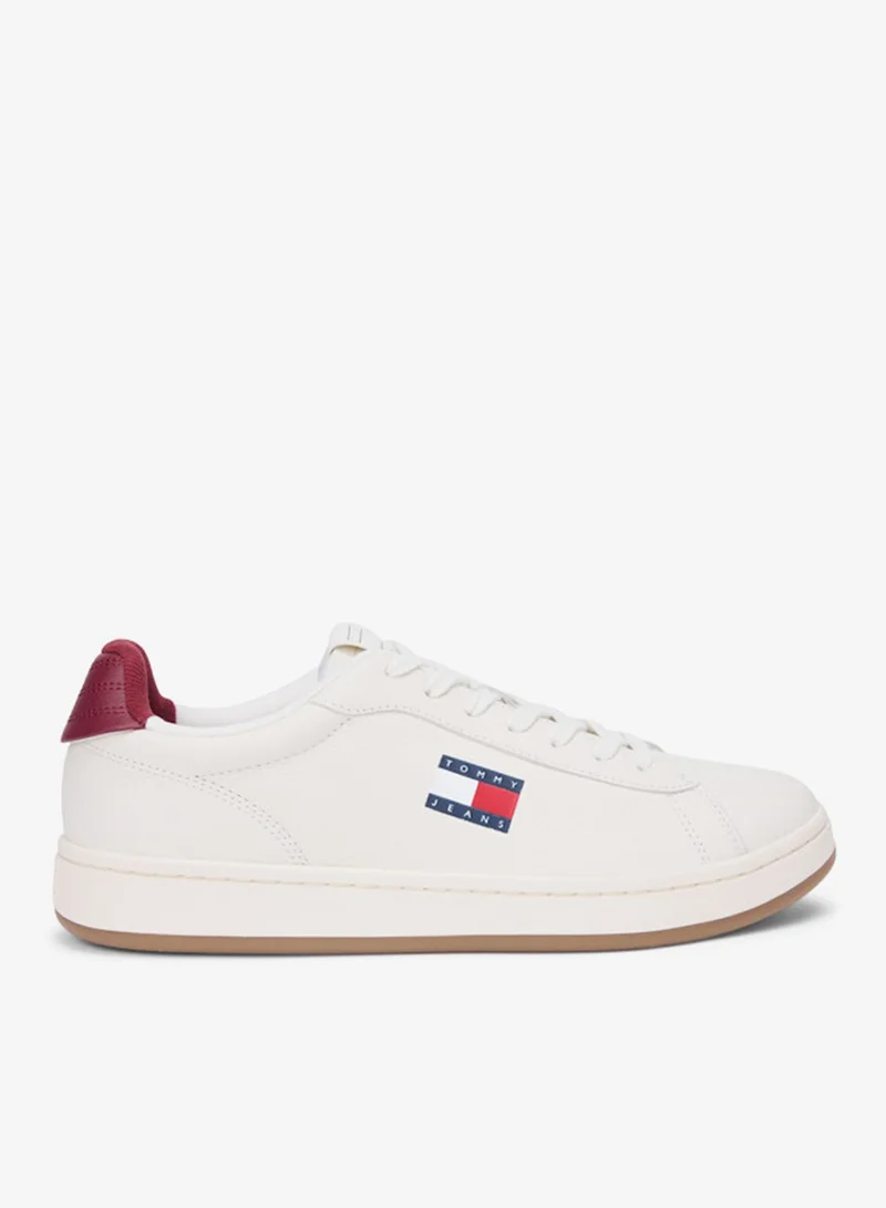 Archive Court Leather Embossed Trainers